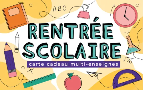 Carte cadeau Rentrée Scolaire